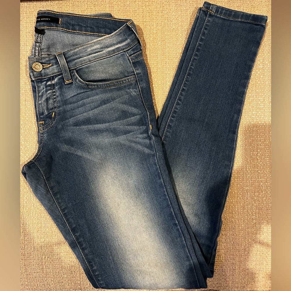 Flying Monkey Stretch Skinny Jeans